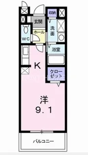 ヴィエント【2階】の間取り