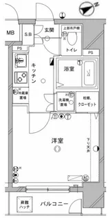 パークウェル湯島【5階】の間取り