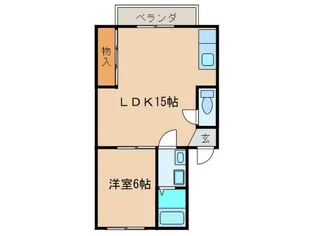 テラス高野【2階】の間取り