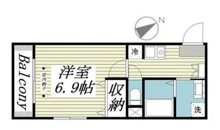 ルッシェロ平井【2階】の間取り
