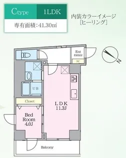 Luvast Yoyogi Park【2階】の間取り