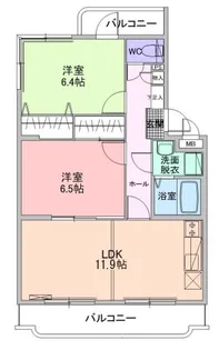 アクティブ【1階】の間取り