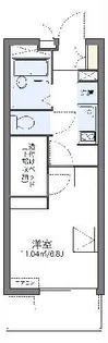 レオパレスプランドール八ヶ崎【3階】の間取り