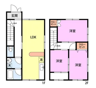 ガーデンコート【1階】の間取り