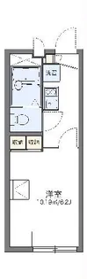 レオパレスすばるI【2階】の間取り
