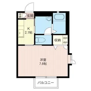 ドミールK【2階】の間取り