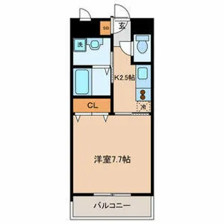 ベルメゾン梅ヶ丘【1階】の間取り