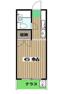 コーポ新井【1階】の間取り