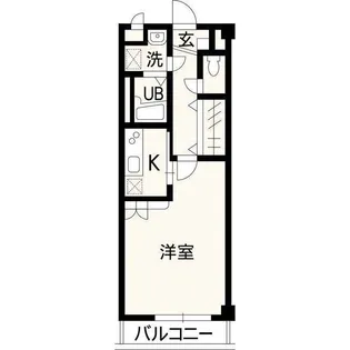 タサキヒルズB【2階】の間取り