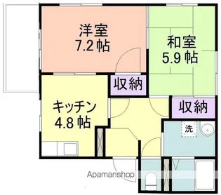 フレグランスせせらぎ【2階】の間取り