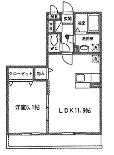 グランドソレーユ【2階】の間取り
