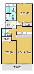 CRYSTAL【2階】の間取り