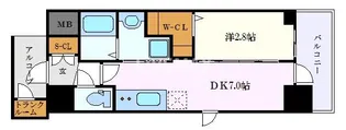 エステムコート名古屋新栄IIアリーナ【9階】の間取り