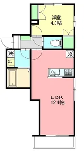 リキッドブルー湘南【2階】の間取り