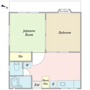 大六ハイツ【1階】の間取り