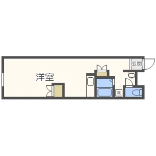 クラリス菊水III【4階】の間取り