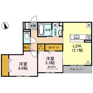 CASA SEON【3階】の間取り