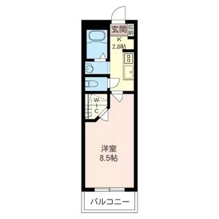 メイプルコートN【2階】の間取り