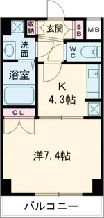 スペーシア高円寺I【2階】の間取り
