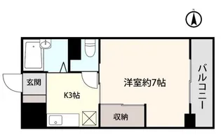 アシストプリンス青森【1階】の間取り