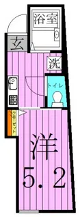 ロイヤルブルーゲート五反野【2階】の間取り