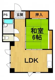 メゾン香枦園【2階】の間取り