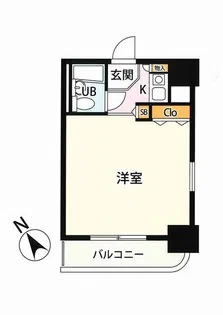 ビッグヴァンステイツ伊勢佐木町【2階】の間取り