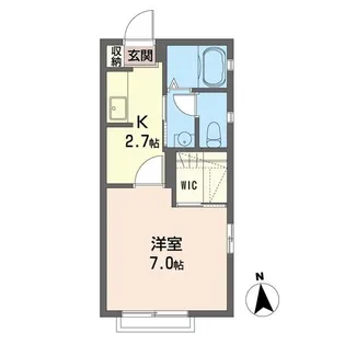 Shining Hills(シャイニングヒルズ)【2階】の間取り