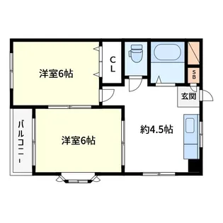 プチセゾン【2階】の間取り