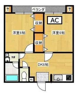 ヴィラージュ新鎌ヶ谷B【3階】の間取り
