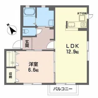 ファミールかんのII【2階】の間取り