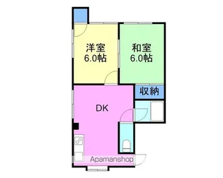 コーポゆきとも【3階】の間取り