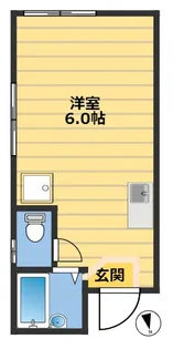 ハイツフィオーレ【1階】の間取り
