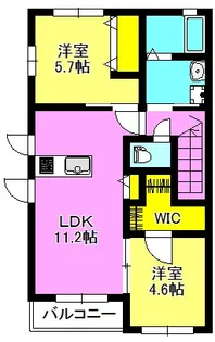 マロンハウス【2階】の間取り