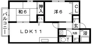 フォレストヒルズ【1階】の間取り