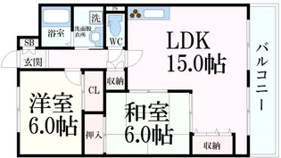 プラザインペリアル【2階】の間取り