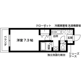 ル・レーヴ向山2【1階】の間取り