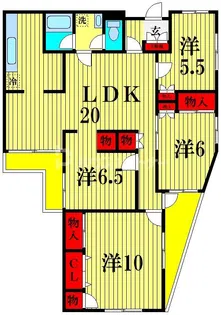 矢野マンション【2階】の間取り