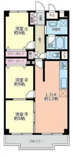 チサンマンション【7階】の間取り