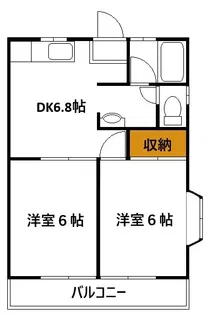 グローリアス【2階】の間取り