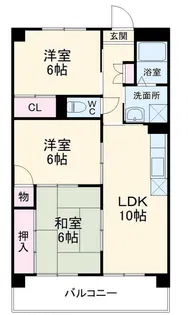 6清邦ビル【1階】の間取り