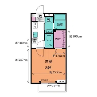 ソレジオフジミIII【1階】の間取り