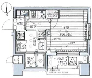 プレール ・ドゥーク銀座EASTIII【9階】の間取り