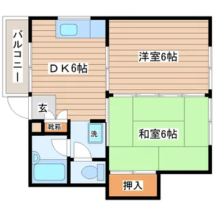 エスト長町【2階】の間取り