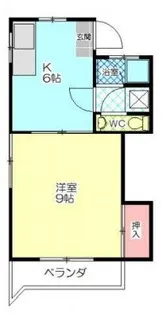 1Kの間取り画像
