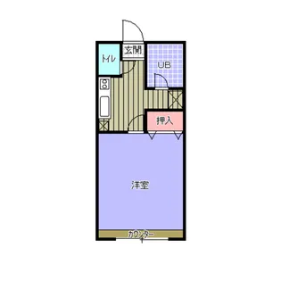 ローズハイツ【1階】の間取り
