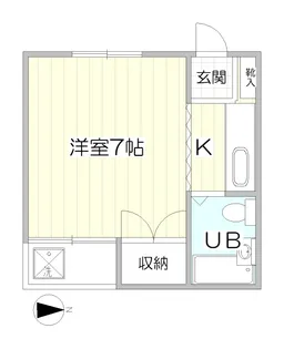 コートビレッジフジ【1階】の間取り