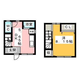 旭【2階】の間取り