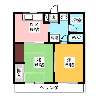 リバージュ剣【1階】の間取り