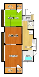 神奈川県大和市深見西4【一戸建】の間取り